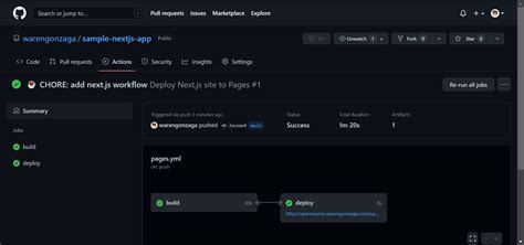 Deploy to Github pages Export static files to deploy Now our website is ready to move from development to production. . Deploy next js app to github pages